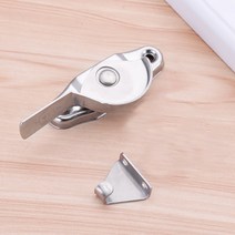 스텐 크리센트 창문 샷시잠금 걸고리 베란다 창문걸쇠, 둥근왼쪽
