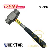 HEKTOR 세종FG 돌망치 (대) SL-330 1.8KG 330mm 무진동 돌해머 돌깨기 콘크리트 우레탄 그립 손잡이 카리스툴, 1개