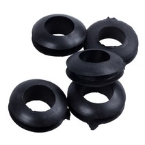 5 PC 8mm 블랙 그로밋 케이블 그로멧 케이블 라우팅 고무 그로밋, 하나, 검정