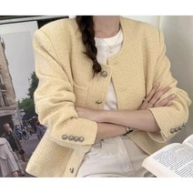 [CD851]멜리 컬러 트위드 자켓