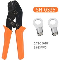 전동 충전 터미널 슬리브 유압 SR 압착기 터미널 래칫 와이어 압착 펜치 교환 다이 SN4 0.5 1.5mm2 22 16WG, 09 SN0325