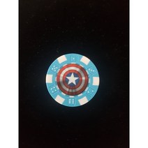 배팅용 카지노칩 볼마커, 스카이, 1개