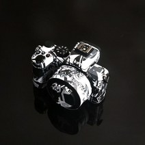 렌즈 12-60F 2.8-4 2세대 보호스티커 변색맵 컬러필름 장식필름 적용니콘 캐논 소니 후지 파나소닉, 무광택 블랙