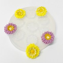 소국화 수제몰드 7구 (자체제작) 플라워 실리콘틀