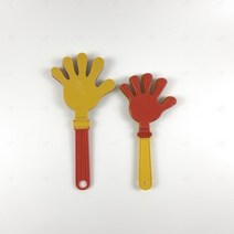 체육대회 운동회 응원 도구 소품 손바닥 짝짝이 박수 장난감 콘서트 핸드클래퍼 램덤24CM