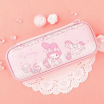 산리오 캐릭터즈 화사한 블링블링 EVA 2단 파우치형 필통, 마이멜로디