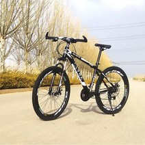 입문용 스포츠 로드자전거 MTB 자전거 성인 투어링 가성비 사이클, 26인치-21단 탑 매치, F