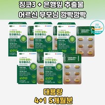 플라보놀배당체 기억력 혈행 인체시험 효과 징코 5개월분 두뇌 인지능력개선을위한건강기능식품 뇌에좋은음식 두뇌건강 혈관청소 수험생 공부 집중력높이는 집중력음식