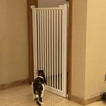 [kirahosi]고양이 방묘문 방묘창 베란다 견문 고양이문 안전문, 높이 80cm_적용 폭 55-60 cm, 높이 80cm_적용 폭 55-60 cm