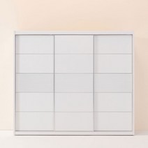 레오가구 화이트 오칸갤러리 슬라이딩장롱/옷장 (2통구성), 이불장, 정리장