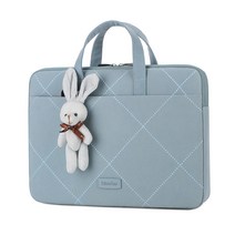 졸리조이 노트북 파우치 가방 13인치 14인치 15인치 16인치 삼성 맥북 LG그램, 블루