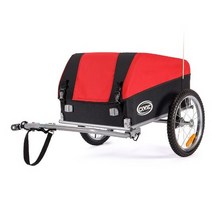 자전거트레일러 전기자전거 바이크 트레일러 다용도 자전거 웨건 캠핑 짐수레 소형 짐바구니 자전거여행, C.레드, 1개