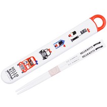 [RAΞ] 헬로키티 런던 슬라이드 젓가락세트 16.5cm 수저케이스 캐릭터 식기 예쁜 이쁜 포크 숟가락 ▷_8θ270eA, θ본상품w, 벫▤선택없음