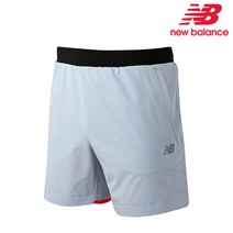뉴발란스 반바지 남성 프리런온 5인치 라이트 그레이 NBNV837011-16
