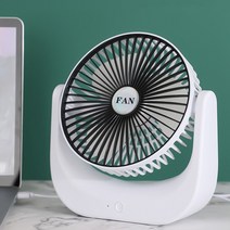 무선 탁상용 선풍기 미니 휴대용 선풍기, 블랙, 하나