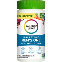 Rainbow Light 맨스 원 멀티비타민 타블렛, 90정, 1개