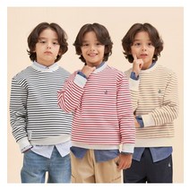 빈폴키즈 23SS 피케 스트라이프 스웨트 티셔츠