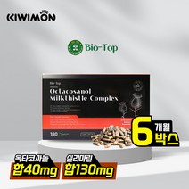 바이오탑 프리미엄 복합 옥타코사놀 밀크씨슬 180캡슐, 1개, 180정