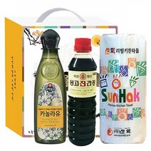 백설 카놀라유 몽고진간장500 키친타올(3종)