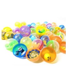둥근 추첨볼 통 캡슐 빈 뽑기 반 기계 투명 원형통 마카롱, 3-뽑기통58mm-랜덤20p