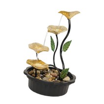 실내분수 인테리어분수 장면 빛이있는 전기 데스크탑 물 분수 실내 폭포 분수 홈 거실 장식을위한 작은 분수, 없음