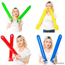 막대풍선(국산) 응원막대 응원도구 체육대회 운동회, 레드