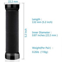 자전거 핸들 바 그립 접이식 적합한 고무 핸드 BMX MTB 비치 크루저 스쿠터, 10 ED88 Green