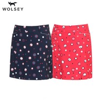 [울시골프] (여성)도트패턴큐롯스커트_W81LPC28D