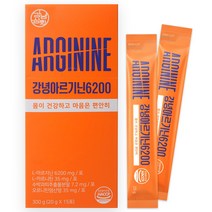 강녕아르기닌 6200mg 고함량 에너지부스터 15포, 15포 1박스