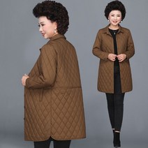 여성 중장년 자켓 엄마 50대 60대 70대 코트 봄가을 초겨울 아우터 누빔 점퍼 재킷