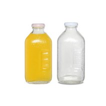 [국내생산] 사각유리병 500ml, 골드마개