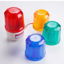 도로 경광등220V 회전 비상 LED 스트로브 경고 빛 산업 깜박이 소리 경보 부저 도로 건설 표지판, 한개옵션0