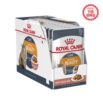 로얄캐닌 고양이 습식사료 인텐스뷰티케어 파우치 85g x12개 (1Box), 단품, 단품, 12개