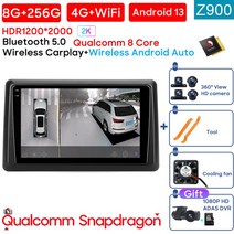 네비게이션 내비게이션 안드로이드 올인원 Renault Duster HM 2 II - Arkana 1 I Android Auto 자동차 라디오 멀티미디어 비디오 플레이어 GPS Ca, 2K 8 256 360-DVR, 14 2K 8 256 360-DVR