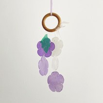 [호유즈] 호유즈꽃집 카네이션 문방구 자개모빌 DIY-KIT_바이올렛, 바이올렛