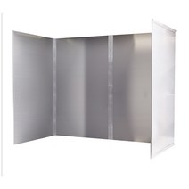 하모니 스테인레스 가스렌지 가림막 가드, 그린-40X40X40cm