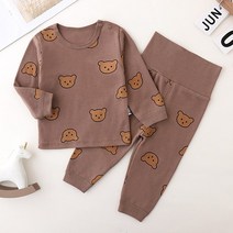 몽실이 곰돌이 배앓이 방지 실내복 세트