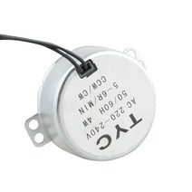 싱크로너스 모터 49KTYZ 영구 자석 동기 모터 220V 저속 마이크로 4W 단상 팬, 05 30 분당회전수