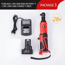 전동라쳇 임팩렌치 깔깔이바 호환 12V 18V 임팩트 렌치 무선 충전식 전기 38 인치 직각 래칫 드라이버 전동, 07 28V Red 1Battery_03 UK