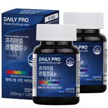 데일리프로 프리미엄 관절 건강 MSM 2개입, 120정, 2개