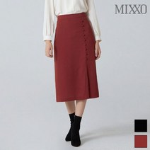 미쏘 미니버튼 미디스커트 MIWWH9911R