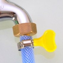 수도 호스 조임 스텐 밴드 고무 배관 클램프 나비링 조임링 공구 필요없는 간편 고정 5개 세트, 간편 조임 클램프 5개 세트