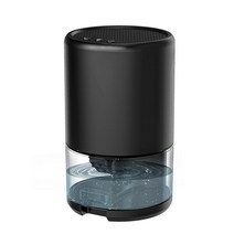 제습기 습기 흡수기 공기 건조기 1000ml 물 탱크 홈 지하실용 조용한 공기 제습기 욕실 옷장, 협력사, 검은색, EU 플러그