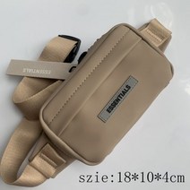 파우치 힙색 힙팩 크로스백 가방 남녀공용 캐주얼 여행 블랙 카키색 숄더백 필수품, 카키 A