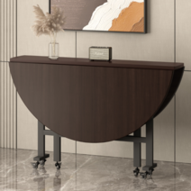 확장형 식탁 접이식 원형 1200 1500 1800 대형 테이블, 1.2m 화이트 3단 접이식 테이블