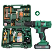 NARION 나리온 21V 전동드릴 세트 HD-PT21V, 21V 풀세트, 1개