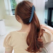 톱슬릭 빅 바나나 헤어핀 올림머리 명품 긴머리 반머리 반묶음 데일리 예쁜 머리핀 심플 삔