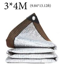 텐트 그늘막 차양 항해 그늘 캐노피 정원 천막 여름 캔버스 천 파티오 블록, 3x4m
