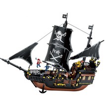 캐리비안의 해적 블랙펄 블록 해적선 조립 피규어