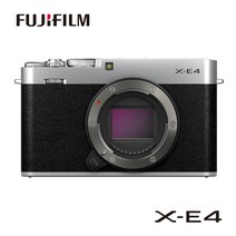 [공식대리점] 후지필름 X-E4 미러리스 카메라, X-E4실버